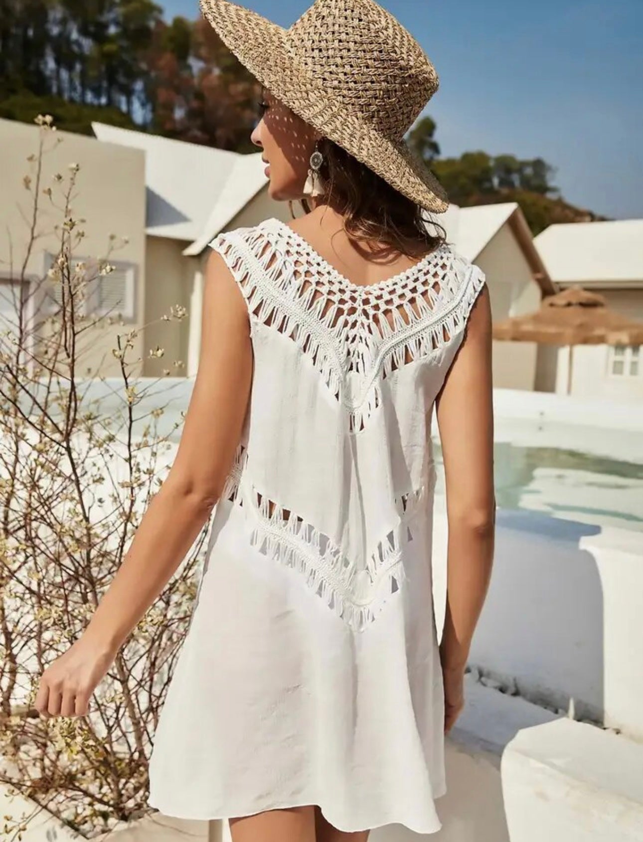 Beach Dress Tunic Cover Up (Pareo)